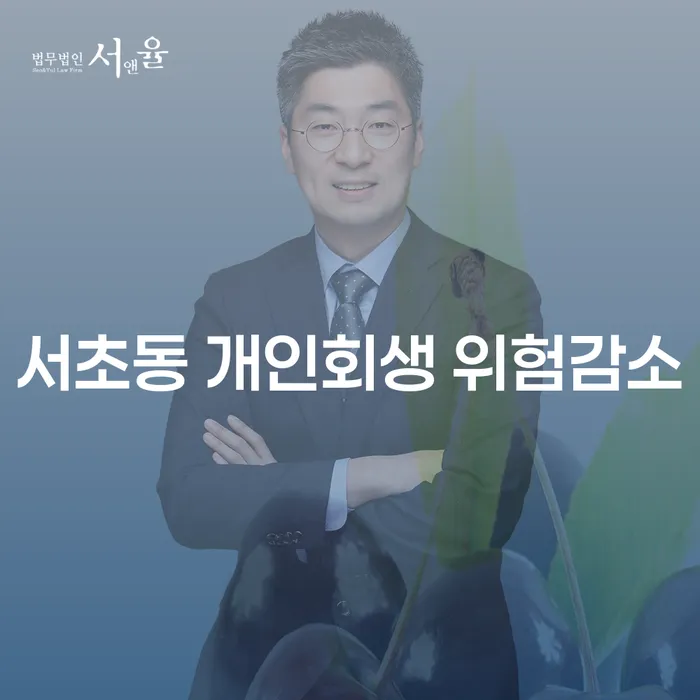 서초동 개인회생 위험감소